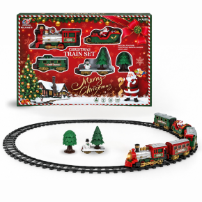 Christmas Toy Train Set Headlight And Music | 22 Pcs | Northlandz