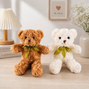 Cute Teddy Bear Green Ribbon Bow Tie Stuffed Animals Gifts | Northlandz