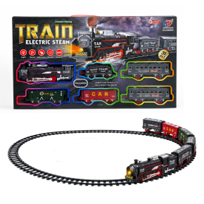 Electric Train Set With Steam Smoke Lights & Music | 31 Pcs | Northlandz